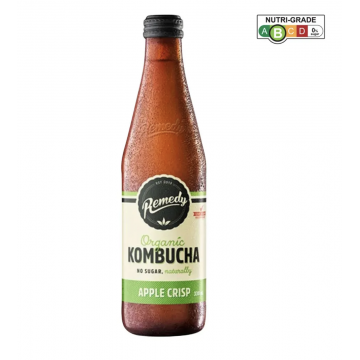 Remedy Organic Kombucha Apple Crisps, 330 ml